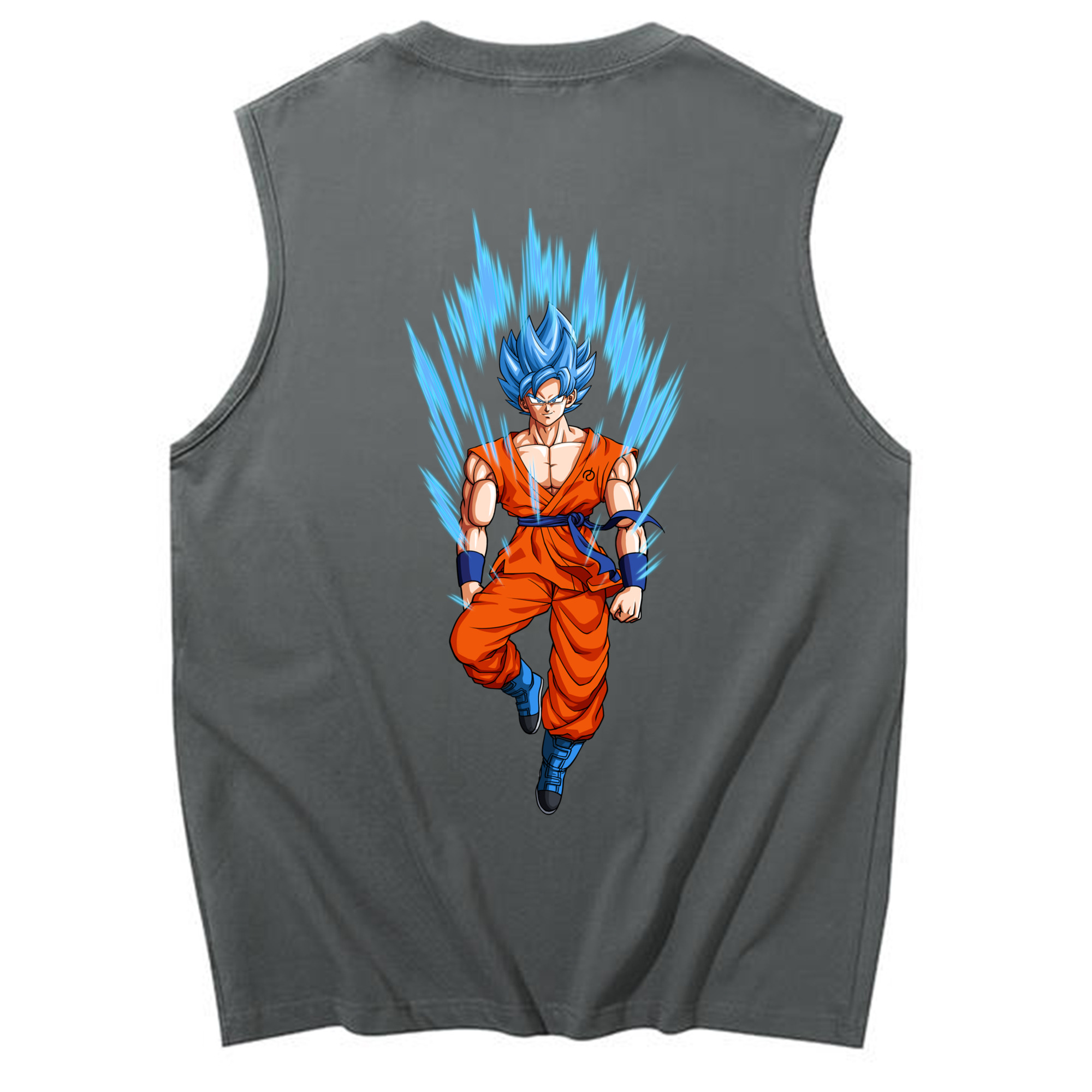 （画像用） ドラゴンボール 孫 悟飯（そんごはん）DRAGON BALL Son Gohan コットン100％タンクトップ（背面プリント）